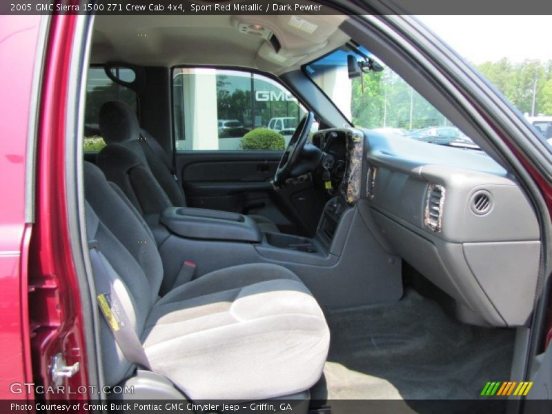 Sport Red Metallic / Dark Pewter 2005 GMC Sierra 1500 Z71 Crew Cab 4x4