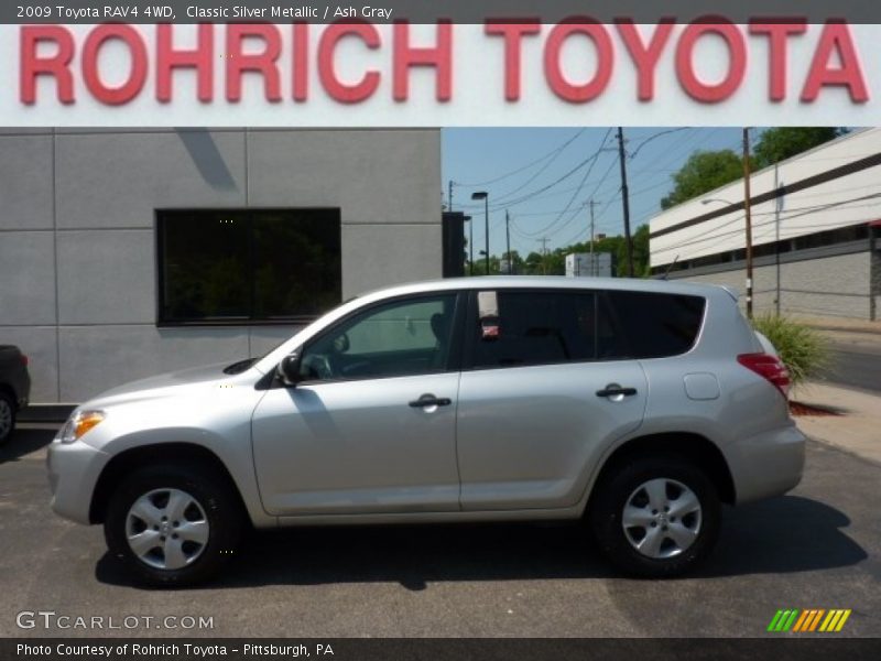 Classic Silver Metallic / Ash Gray 2009 Toyota RAV4 4WD