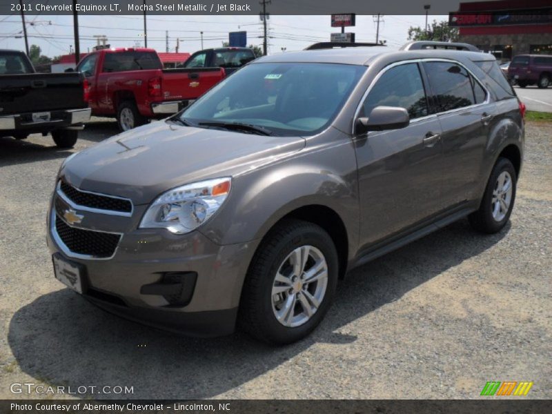 Mocha Steel Metallic / Jet Black 2011 Chevrolet Equinox LT