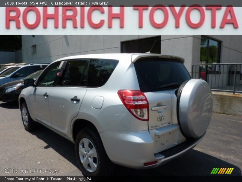 Classic Silver Metallic / Ash Gray 2009 Toyota RAV4 4WD