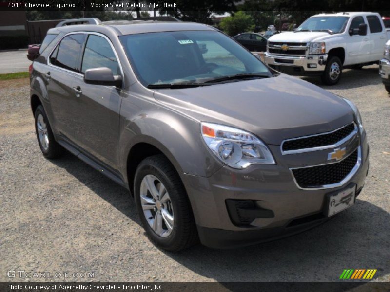Mocha Steel Metallic / Jet Black 2011 Chevrolet Equinox LT