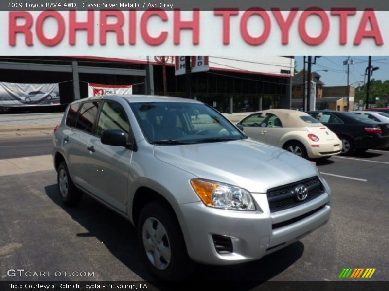 Classic Silver Metallic / Ash Gray 2009 Toyota RAV4 4WD