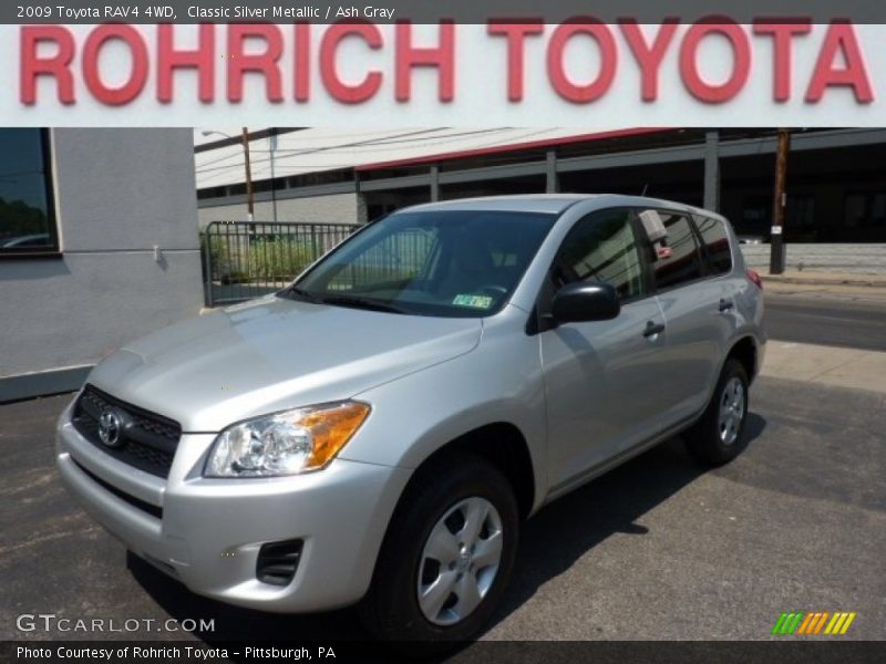 Classic Silver Metallic / Ash Gray 2009 Toyota RAV4 4WD