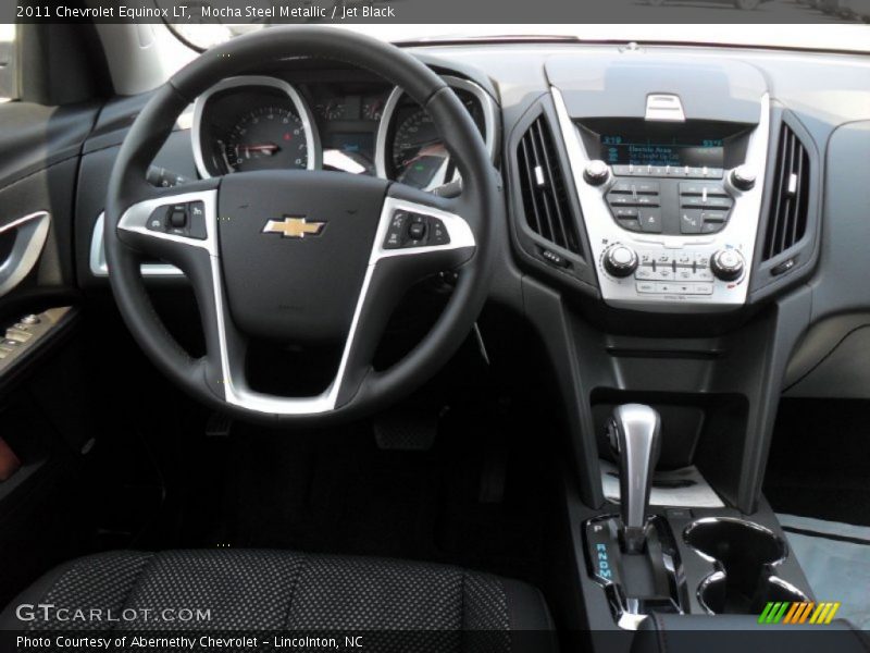 Mocha Steel Metallic / Jet Black 2011 Chevrolet Equinox LT