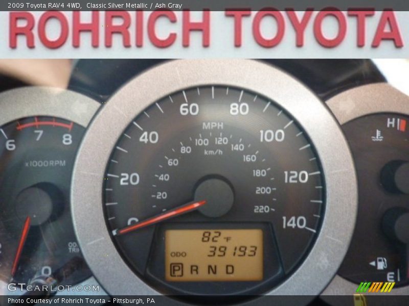 Classic Silver Metallic / Ash Gray 2009 Toyota RAV4 4WD