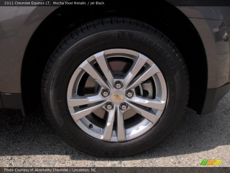 Mocha Steel Metallic / Jet Black 2011 Chevrolet Equinox LT