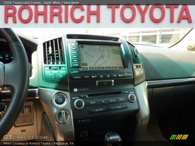 Super White / Sand Beige 2008 Toyota Land Cruiser