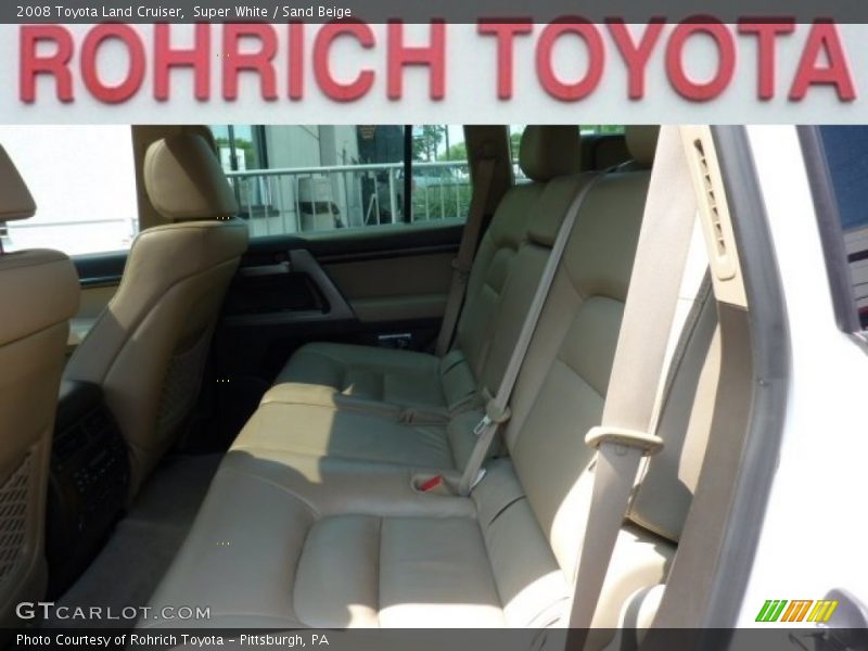 Super White / Sand Beige 2008 Toyota Land Cruiser