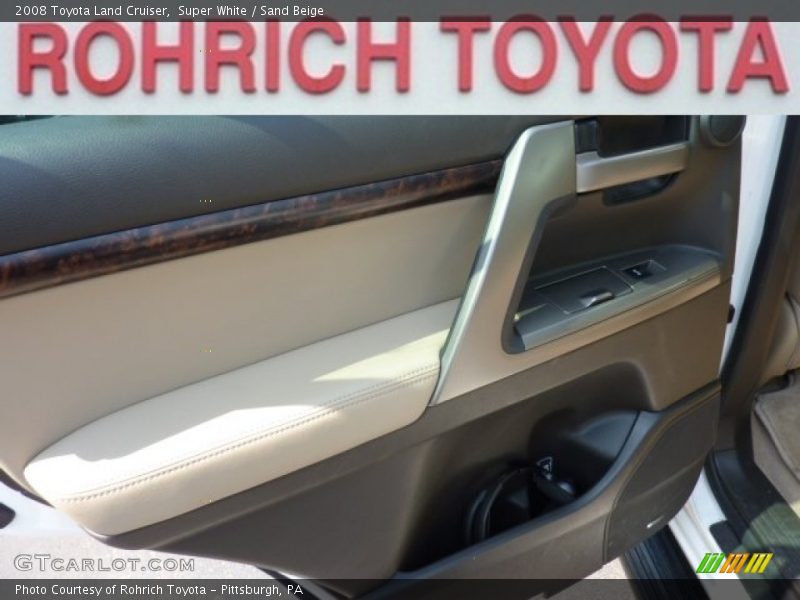 Super White / Sand Beige 2008 Toyota Land Cruiser