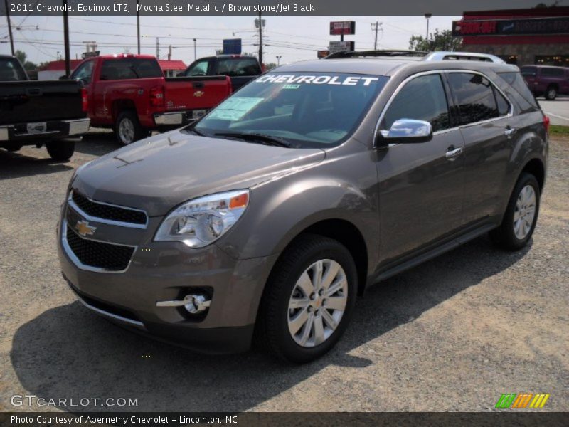 Mocha Steel Metallic / Brownstone/Jet Black 2011 Chevrolet Equinox LTZ