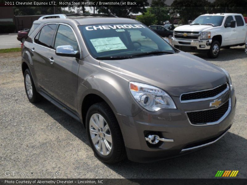Mocha Steel Metallic / Brownstone/Jet Black 2011 Chevrolet Equinox LTZ