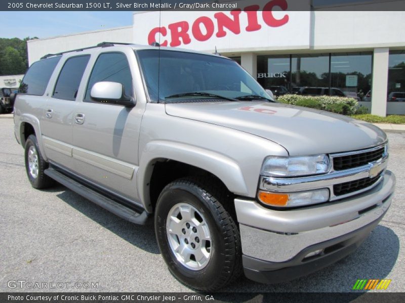 Silver Birch Metallic / Gray/Dark Charcoal 2005 Chevrolet Suburban 1500 LT
