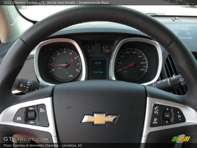 Mocha Steel Metallic / Brownstone/Jet Black 2011 Chevrolet Equinox LTZ