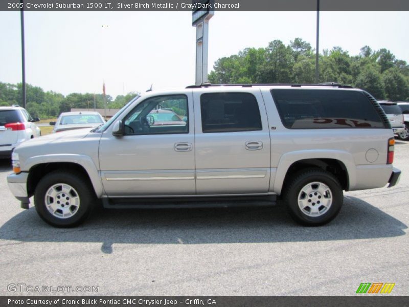 Silver Birch Metallic / Gray/Dark Charcoal 2005 Chevrolet Suburban 1500 LT