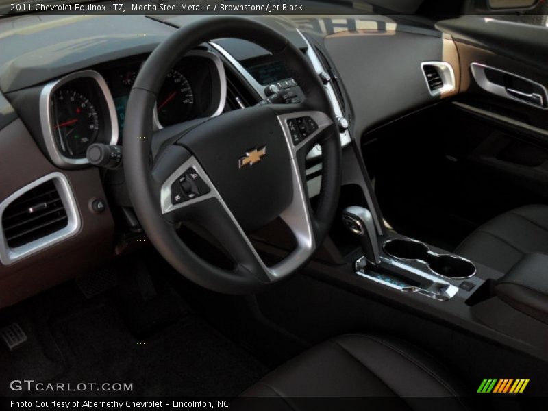 Mocha Steel Metallic / Brownstone/Jet Black 2011 Chevrolet Equinox LTZ