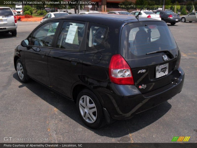 Nighthawk Black Pearl / Black/Grey 2008 Honda Fit Hatchback