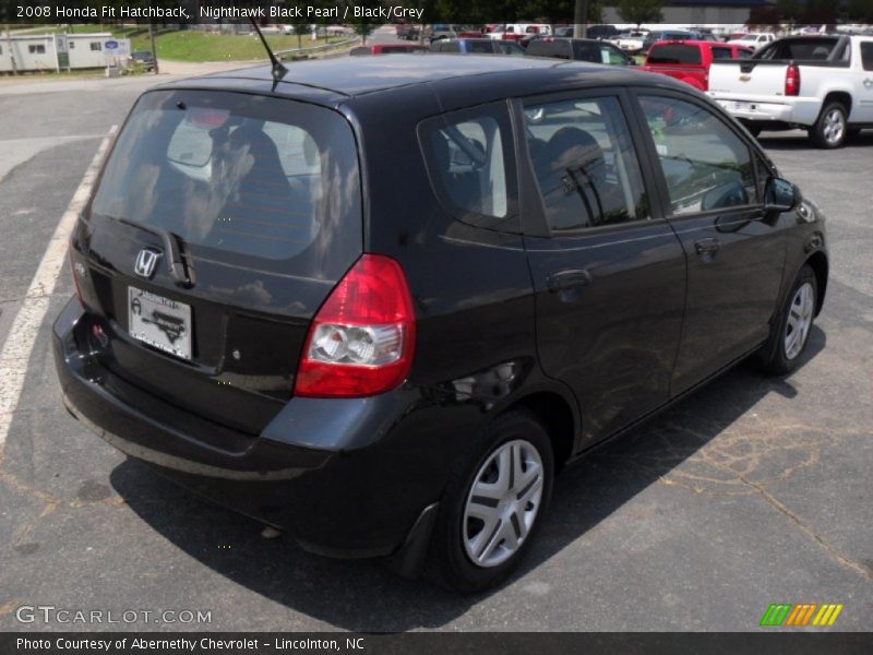 Nighthawk Black Pearl / Black/Grey 2008 Honda Fit Hatchback