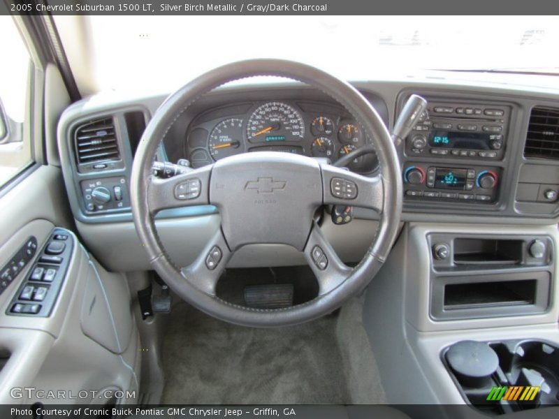 Silver Birch Metallic / Gray/Dark Charcoal 2005 Chevrolet Suburban 1500 LT
