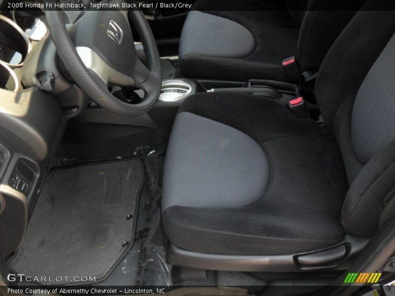 Nighthawk Black Pearl / Black/Grey 2008 Honda Fit Hatchback