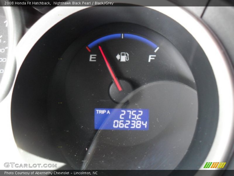 Nighthawk Black Pearl / Black/Grey 2008 Honda Fit Hatchback