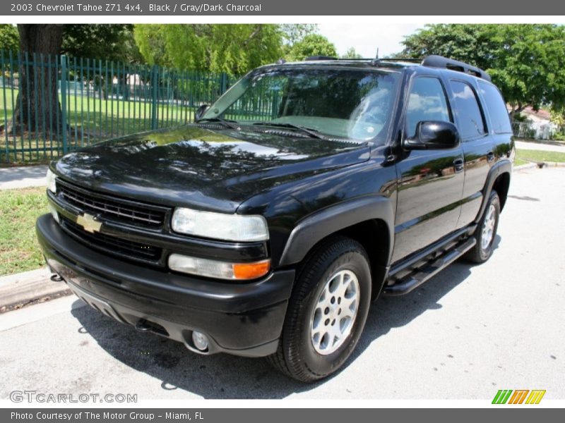 Black / Gray/Dark Charcoal 2003 Chevrolet Tahoe Z71 4x4