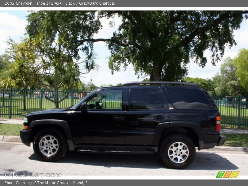 Black / Gray/Dark Charcoal 2003 Chevrolet Tahoe Z71 4x4