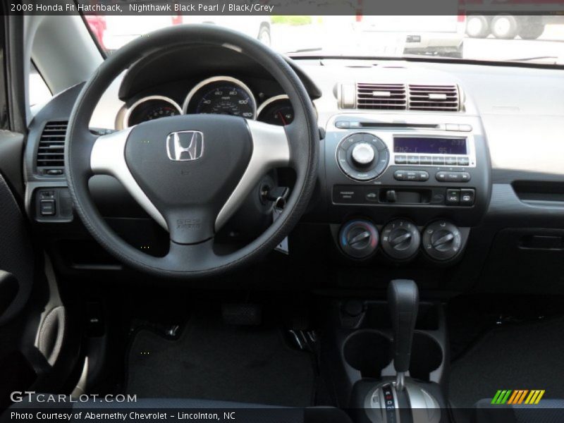 Nighthawk Black Pearl / Black/Grey 2008 Honda Fit Hatchback