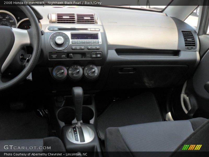 Nighthawk Black Pearl / Black/Grey 2008 Honda Fit Hatchback