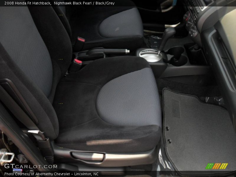 Nighthawk Black Pearl / Black/Grey 2008 Honda Fit Hatchback