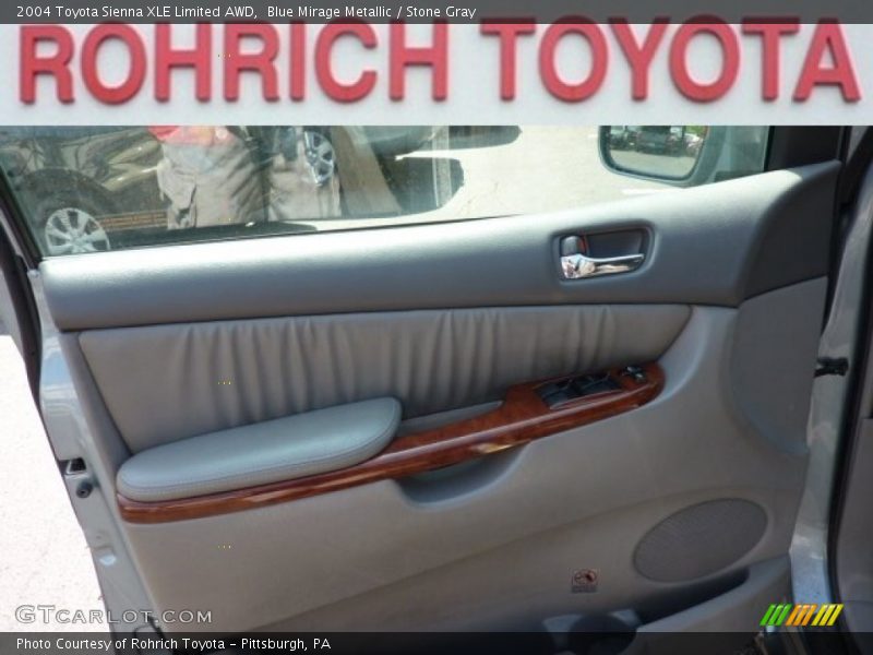 Blue Mirage Metallic / Stone Gray 2004 Toyota Sienna XLE Limited AWD
