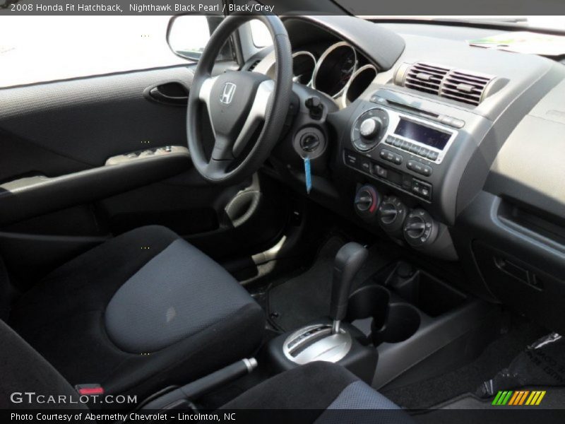Nighthawk Black Pearl / Black/Grey 2008 Honda Fit Hatchback