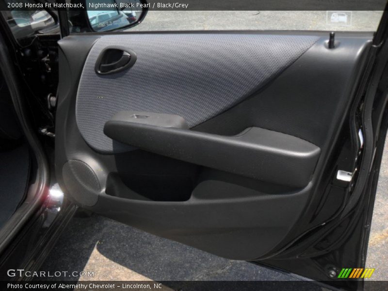 Nighthawk Black Pearl / Black/Grey 2008 Honda Fit Hatchback
