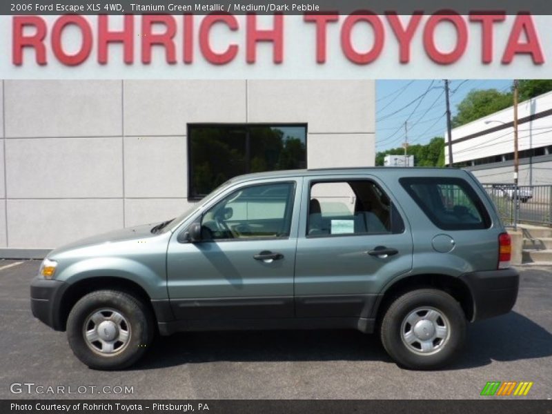 Titanium Green Metallic / Medium/Dark Pebble 2006 Ford Escape XLS 4WD