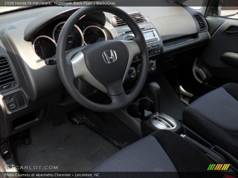 Nighthawk Black Pearl / Black/Grey 2008 Honda Fit Hatchback