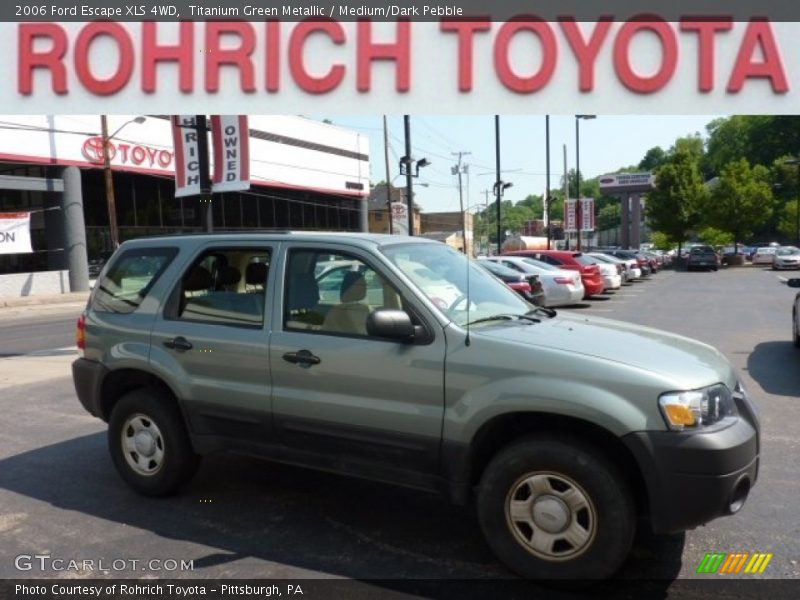 Titanium Green Metallic / Medium/Dark Pebble 2006 Ford Escape XLS 4WD