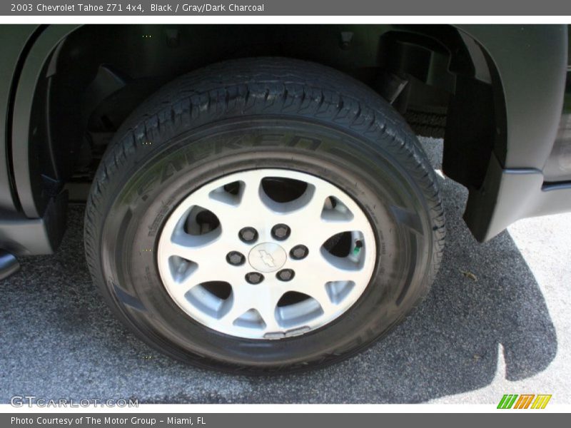 Black / Gray/Dark Charcoal 2003 Chevrolet Tahoe Z71 4x4