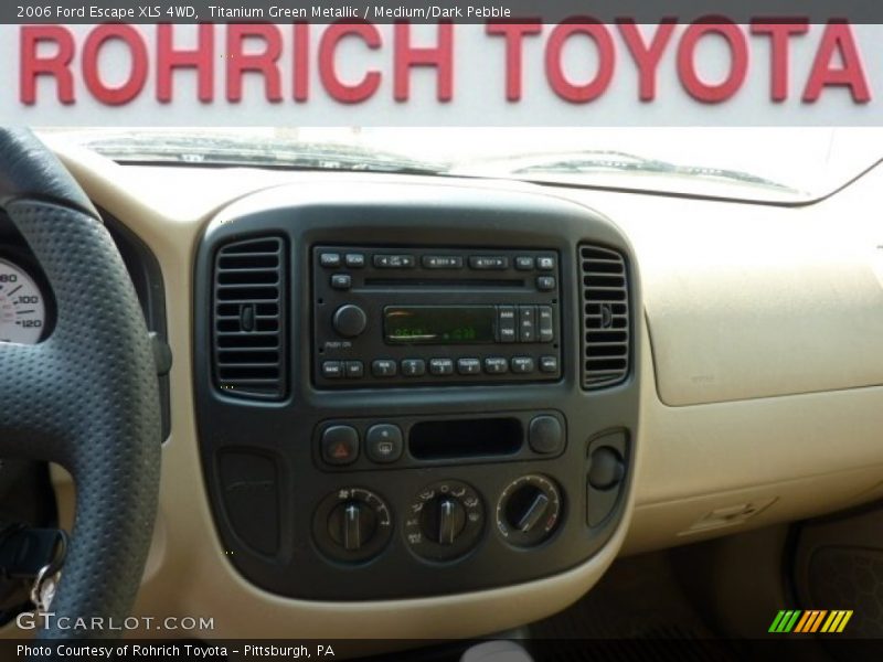 Titanium Green Metallic / Medium/Dark Pebble 2006 Ford Escape XLS 4WD