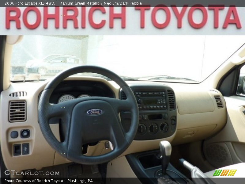 Titanium Green Metallic / Medium/Dark Pebble 2006 Ford Escape XLS 4WD