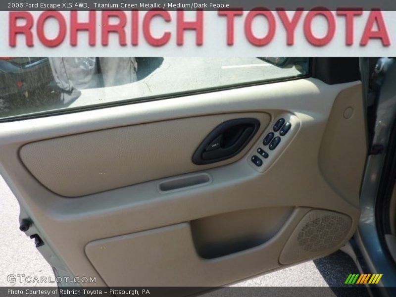 Titanium Green Metallic / Medium/Dark Pebble 2006 Ford Escape XLS 4WD
