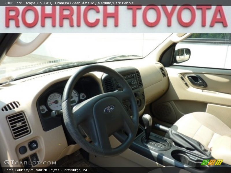 Titanium Green Metallic / Medium/Dark Pebble 2006 Ford Escape XLS 4WD