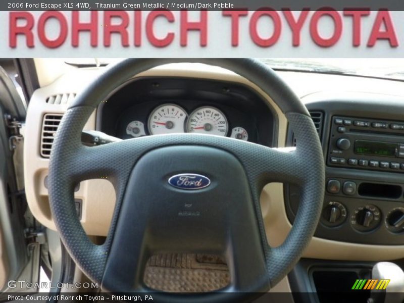 Titanium Green Metallic / Medium/Dark Pebble 2006 Ford Escape XLS 4WD