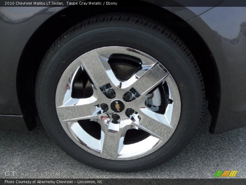 Taupe Gray Metallic / Ebony 2010 Chevrolet Malibu LT Sedan