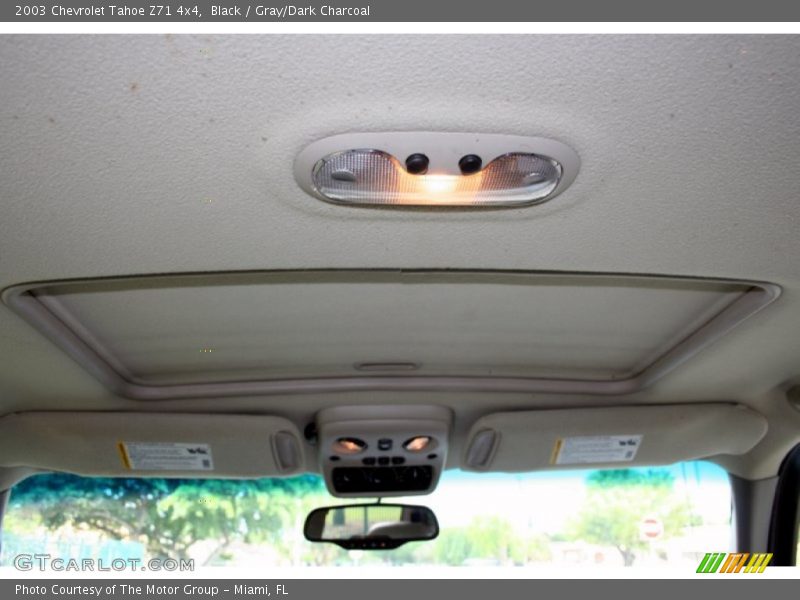 Black / Gray/Dark Charcoal 2003 Chevrolet Tahoe Z71 4x4