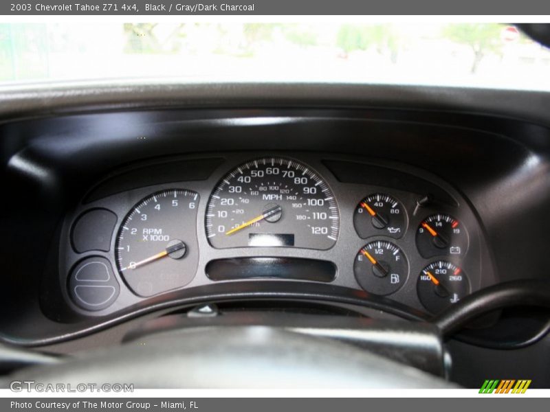 Black / Gray/Dark Charcoal 2003 Chevrolet Tahoe Z71 4x4