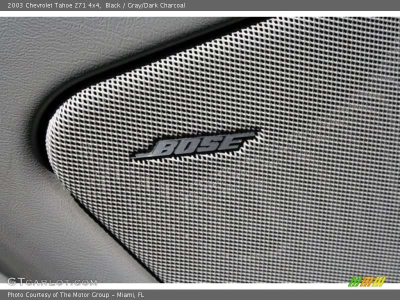 Black / Gray/Dark Charcoal 2003 Chevrolet Tahoe Z71 4x4