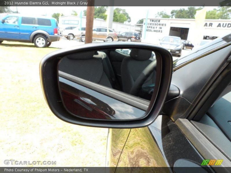 Midnight Black / Gray 2012 Hyundai Elantra GLS
