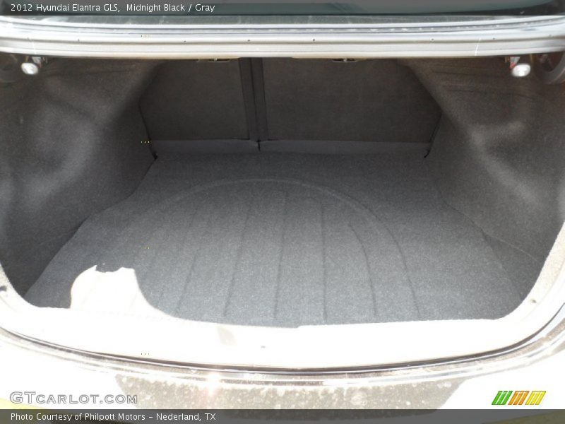 Midnight Black / Gray 2012 Hyundai Elantra GLS