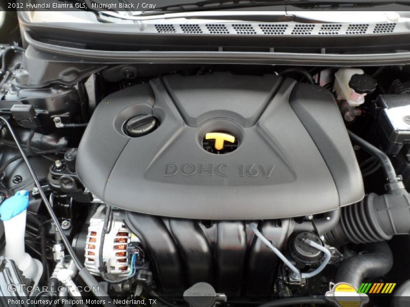  2012 Elantra GLS Engine - 2.0 Liter DOHC 16-Valve D-CVVT 4 Cylinder