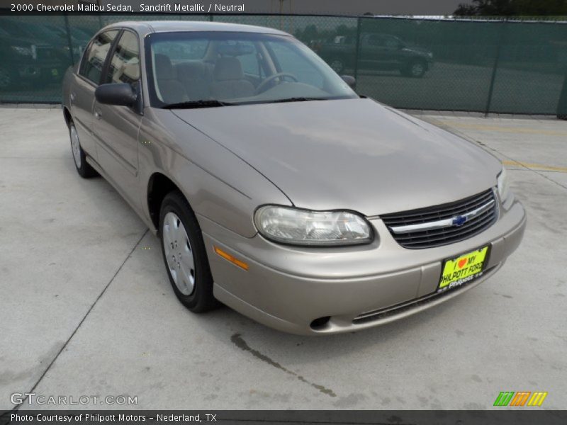 Sandrift Metallic / Neutral 2000 Chevrolet Malibu Sedan