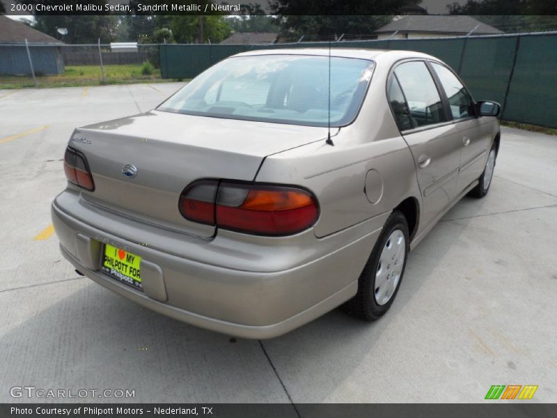 Sandrift Metallic / Neutral 2000 Chevrolet Malibu Sedan
